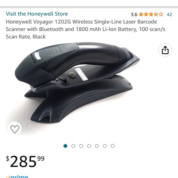 Honeywell Wireless Scanner - Picture 2 of 2